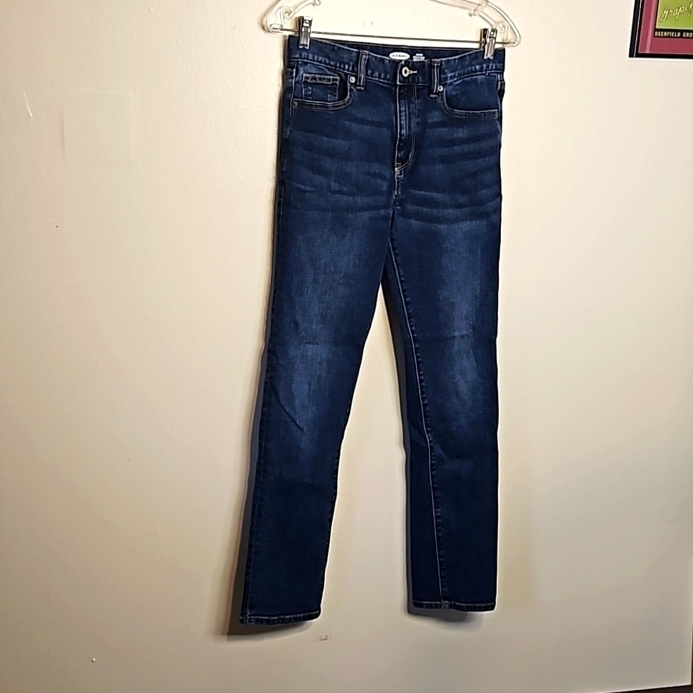 Old Navy Boys Jeans Size 16 Distressed Denim Adjustable Waist